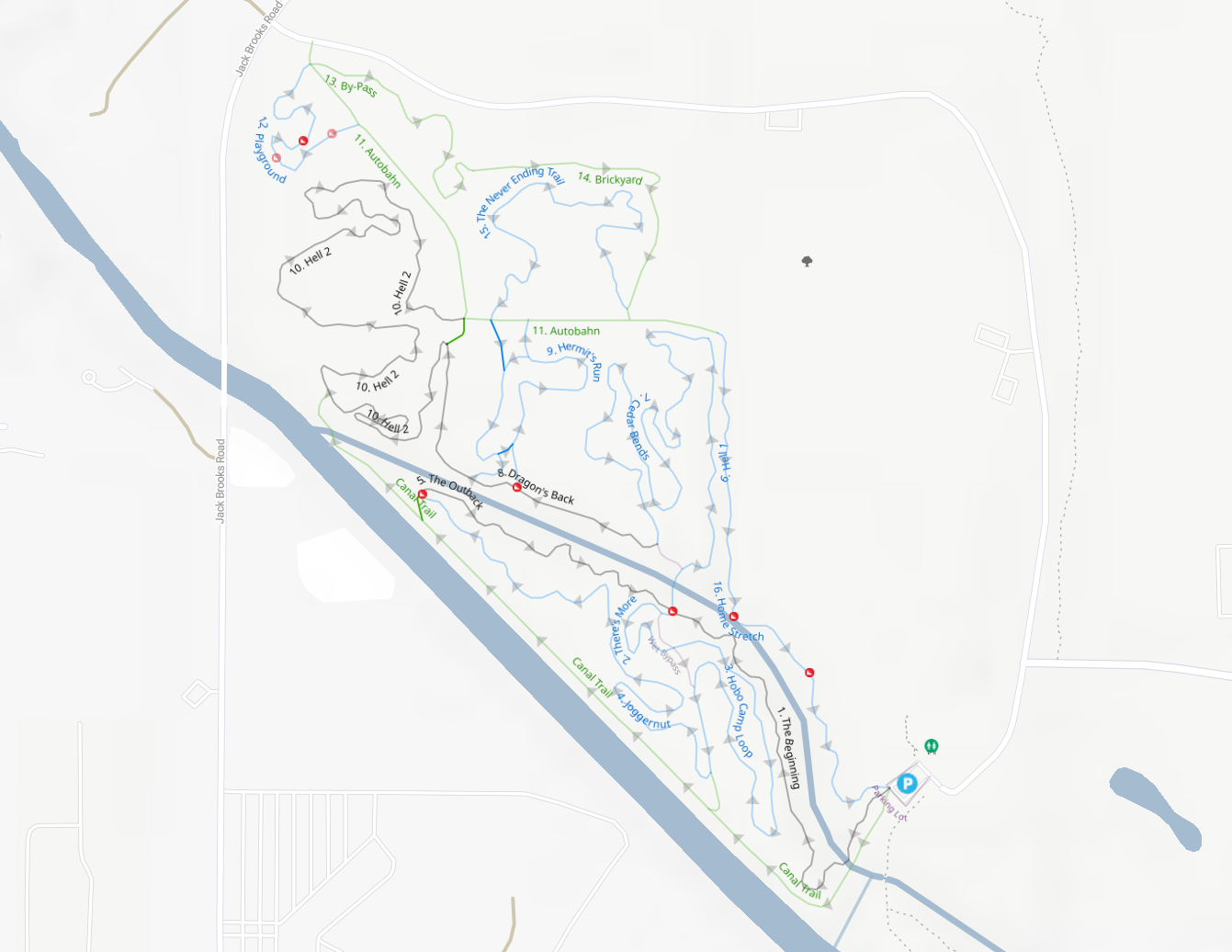 Jack Brooks Mountain Bike Trail